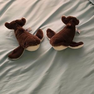 Two Whale Syuffed Toys